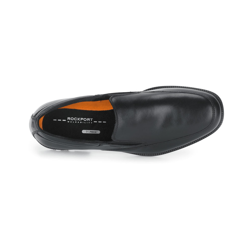 Rockport Slip-On For Mens Black - Essential Details Waterproof - YZ5376028